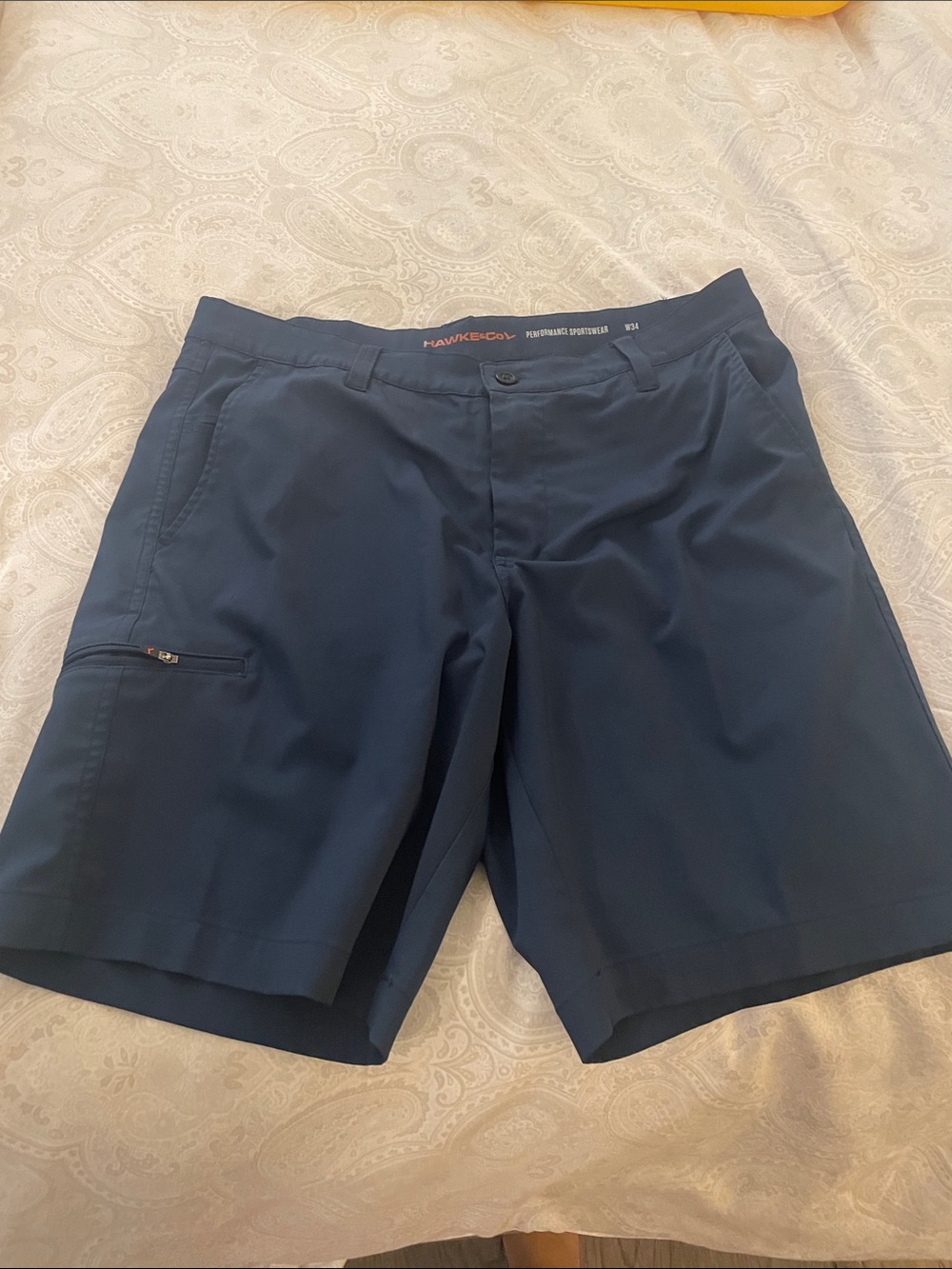 Hawke & Co Navy Blue Performance Hybrid Shorts